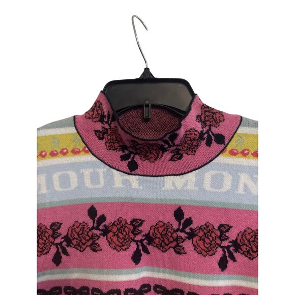 ANTHROPOLOGIE MAEVE FANCIFUL MOCK NECK SWEATER size M - Picture 6 of 10